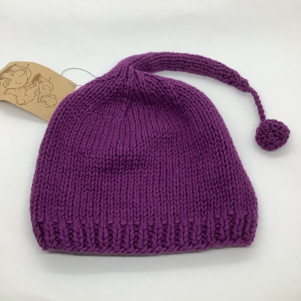 2H Knits baby 100% cotton knit cap NWT